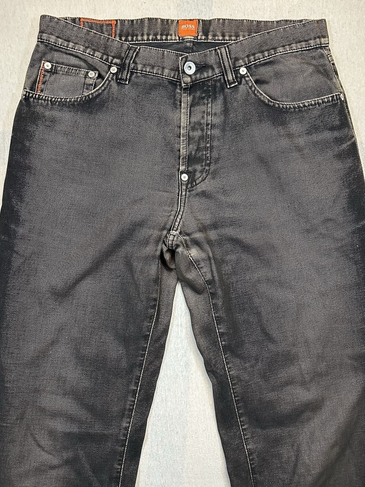 Hugo Boss HB 31 Denim Jeans Schwarz Herren Größe W33 L36 Maße auf den Fotos