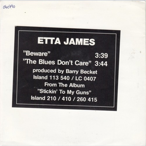 Etta James - Beware (7", Single, Promo)