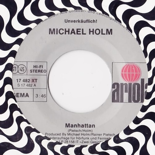 Michael Holm - Manhattan (7", Single, Promo)