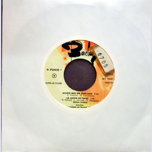 EP Single / DALIDA / SCHLAGER / RARITÄT / BARCLAY / 1962 /