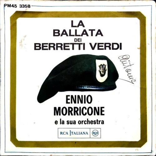 Ennio Morricone E La Sua Orchestra* - La Ballata Dei Berretti Verdi (7")
