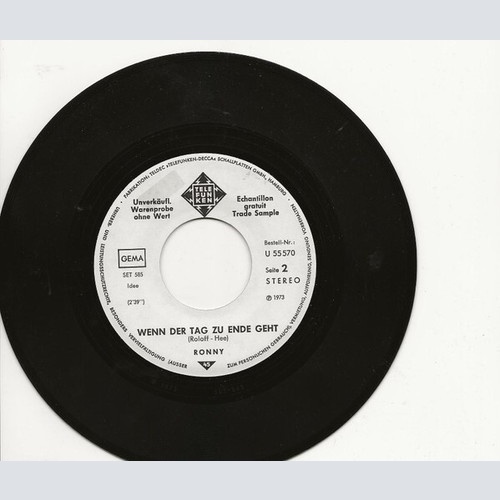 Ronny (4) - Wolgalied (7", Single, Promo)