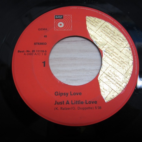 Single /   Gipsy Love ?– Just A Little Love / DE PRESS /   RAR /