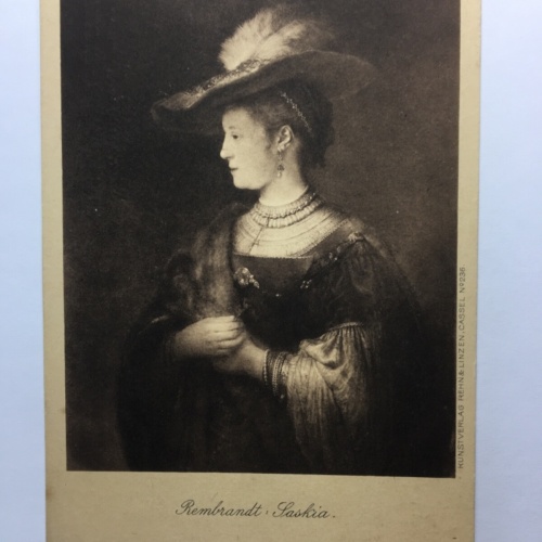Rembrandt - Saskia / Künstlerkarte 30026 TH
