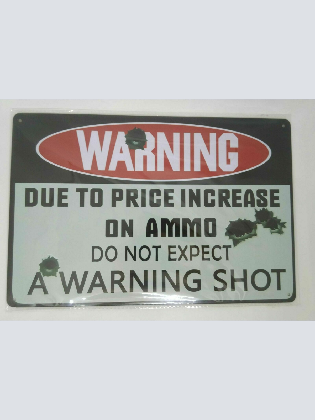 Nostalgie Retro Blechschild Warning Spruch siehe Bild 30x20 50248