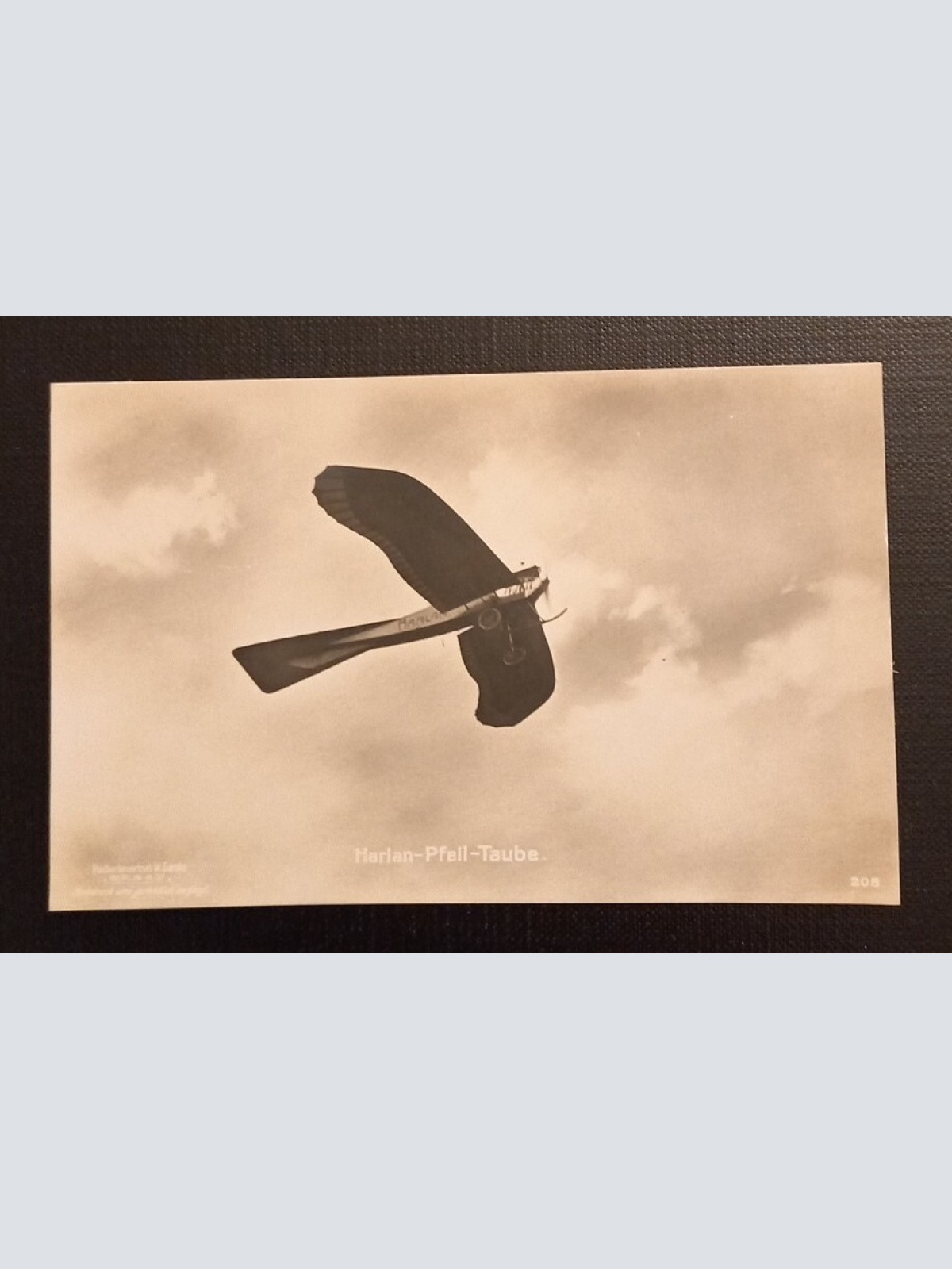 Harlan Pfeil Taube Flugzeug 50190  Ga