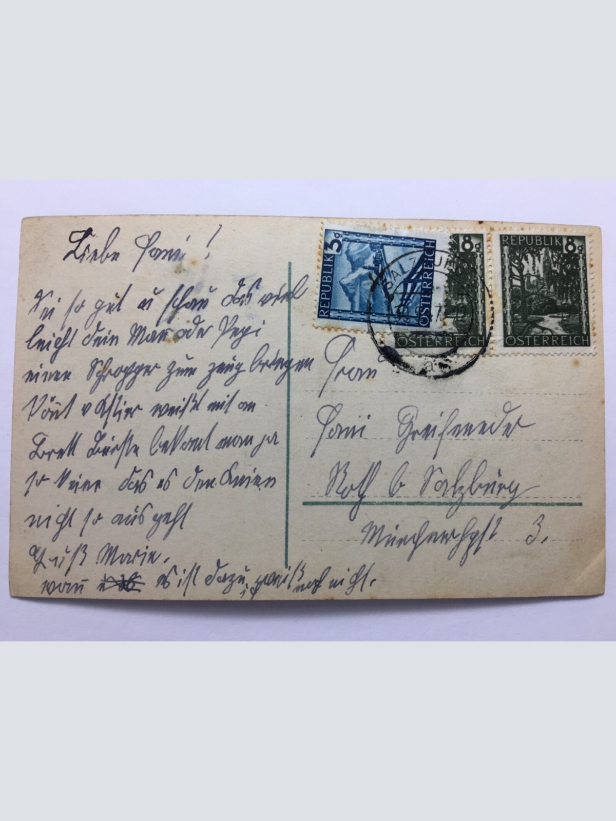 Es zogen drei Burschen - Künstlerkarte 30160 TH