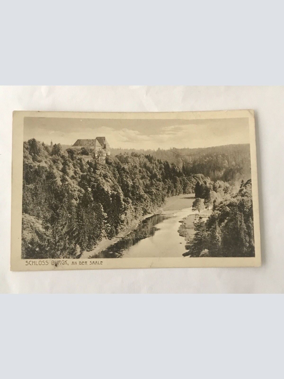 Ak, Schloss Burg, Saale (110203 BW)G