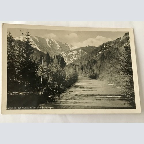 AK, Partie an der Weissach, Blauberge, Baden Württemberg (110207 BW)