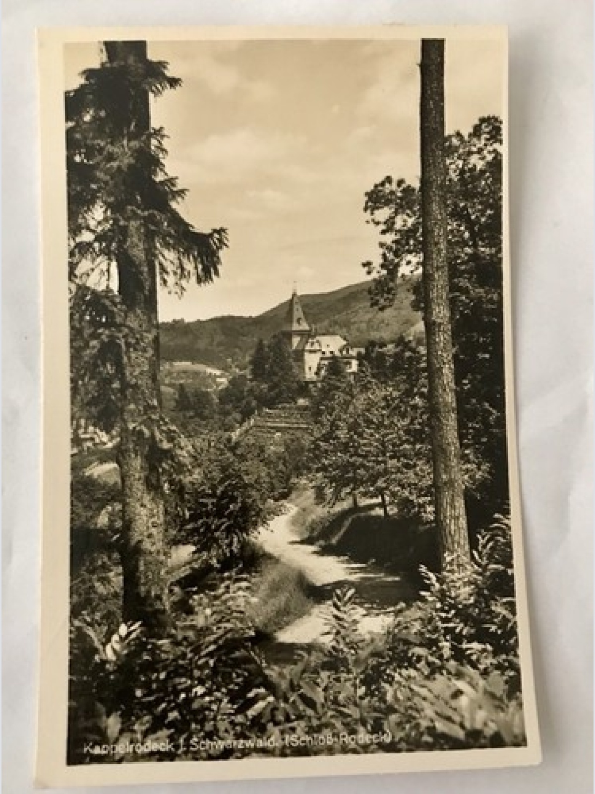 AK, Kappelrodeck, Schwarzwald, Schloß Rodeck (110210 BW)