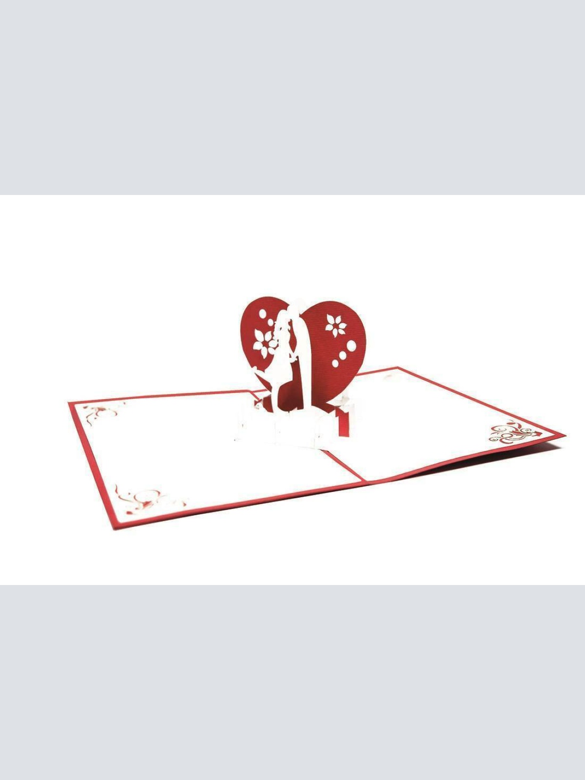 3D Pop Up Hochzeitskarte Einladung Glückwunsch "Liebespaar" 50031