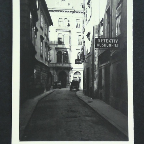 Detektiv Auskunftei Gasse unbekannt JW 0229 F