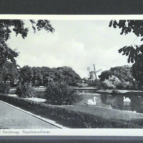 Nordseebad Norderney Napoleonschanze Windmühle Schwäne JW 400999 F