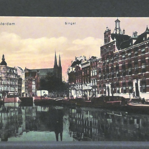 Amsterdam Singel Kirche Schiffe JW 410171 F