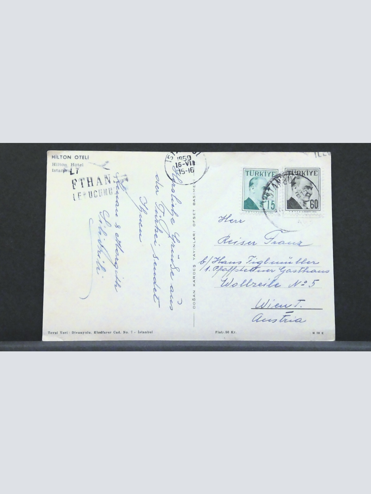 Hilton Hotel Istanbul Türkei JW 402948 F