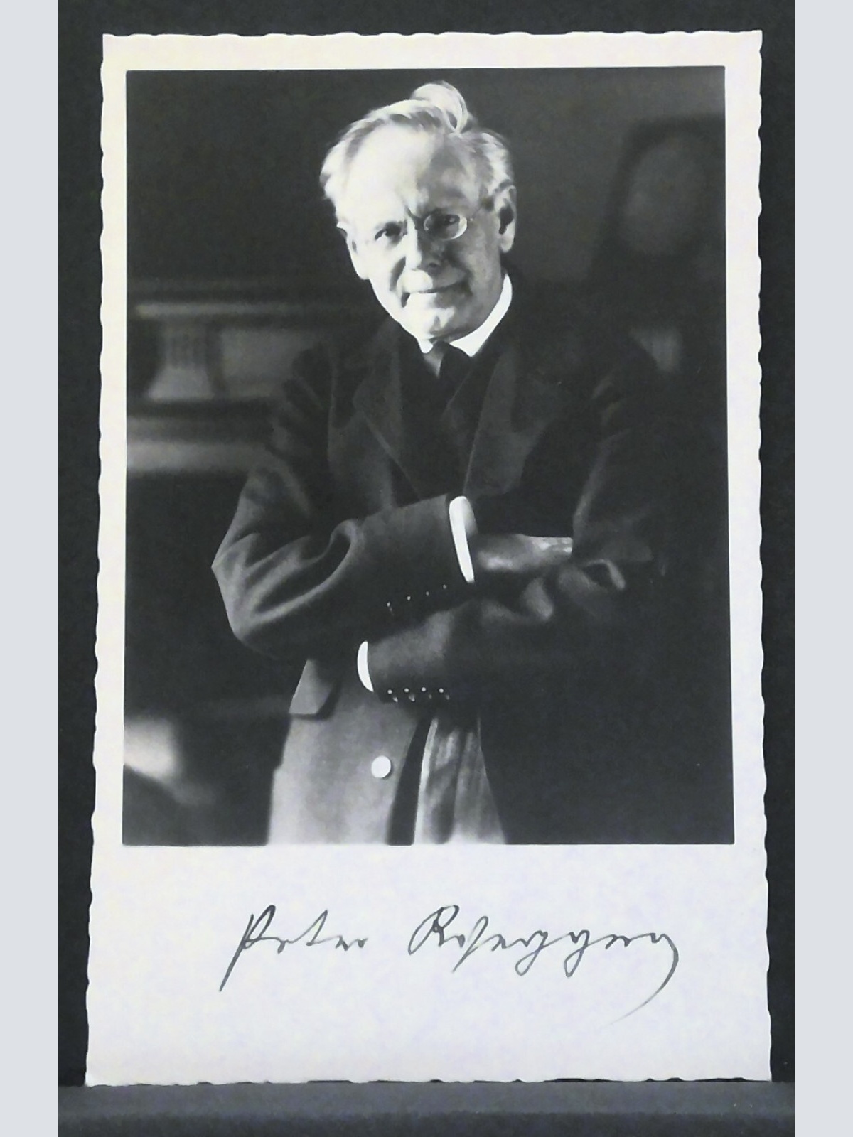 Peter Rosegger Porträt mit Autograph JW 410191 F