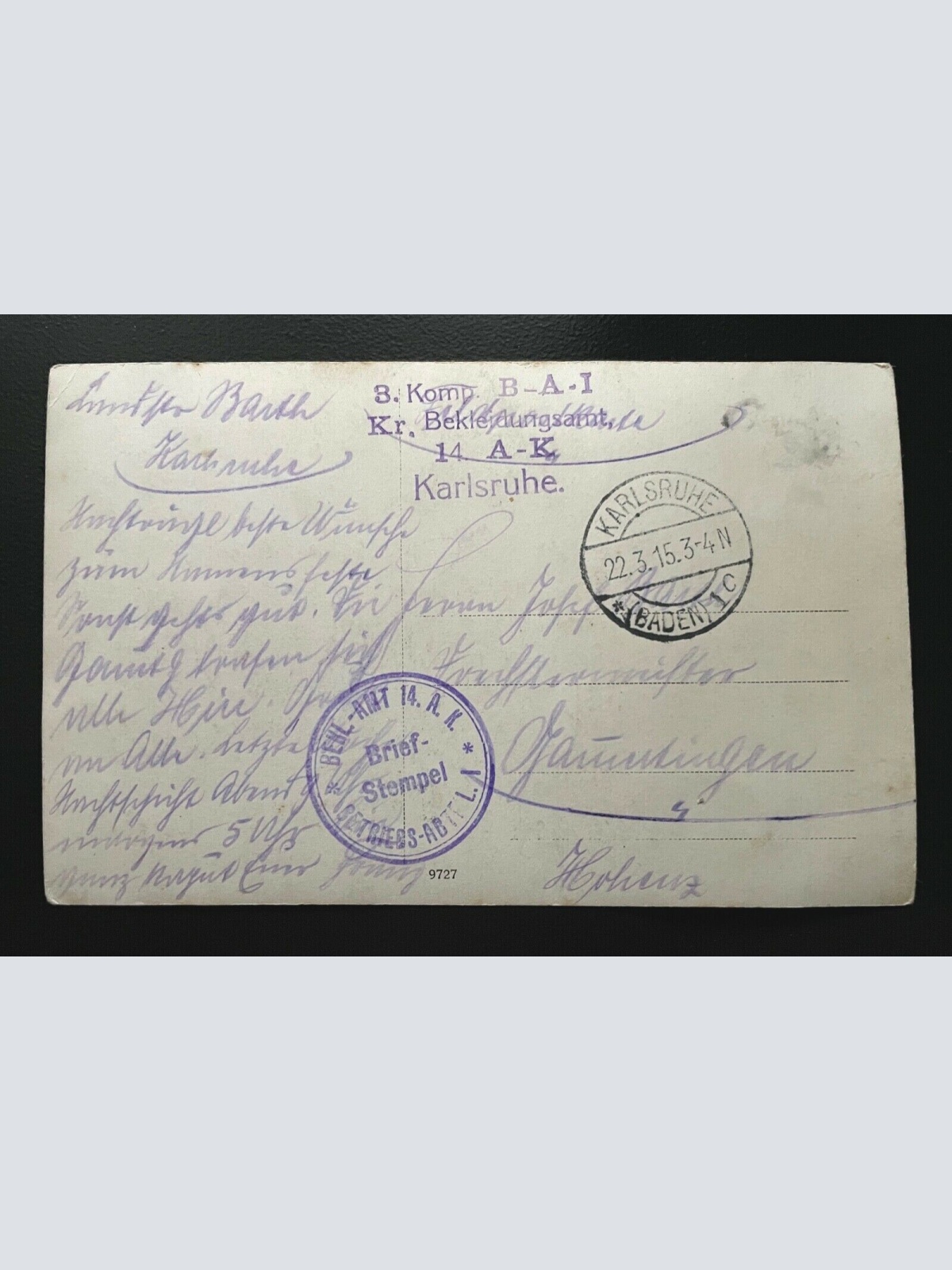 Gruppenaufnahme Soldaten Uniform Schirmmütze Orden Militär Krieg 402444