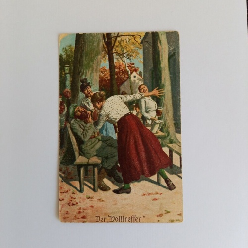 Künstlerkarte Der Volltreffer 20410 GR