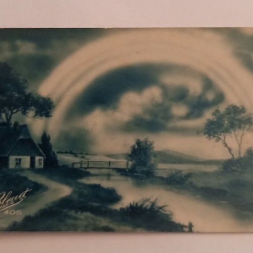 Künstlerkarte Bluet Paris 600660A gr D