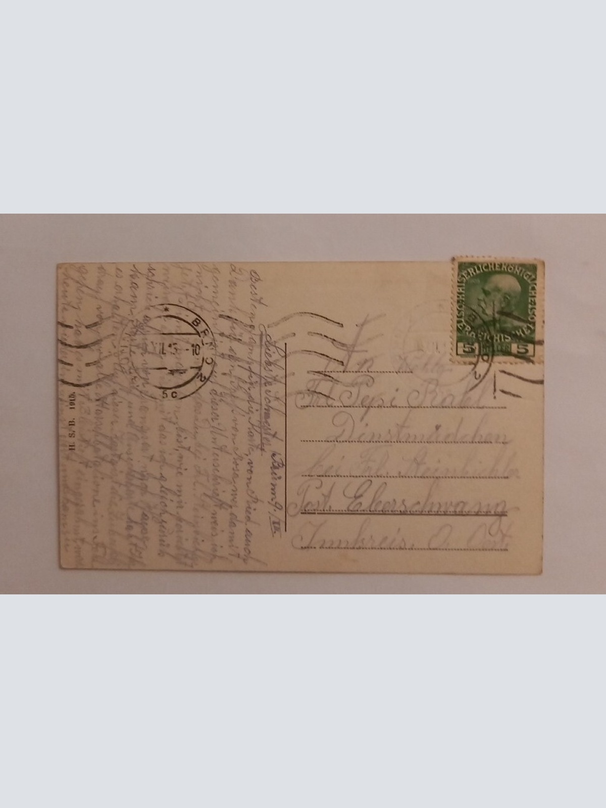 Brünn Fernblick auf die Stadt mit der Baurischen Rampe 600663A gr D