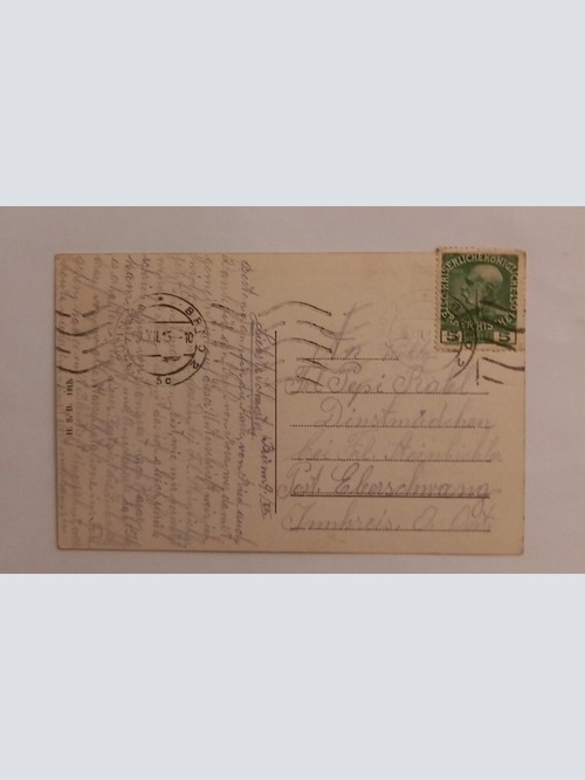 Brünn Fernblick auf die Stadt mit der Baurischen Rampe 600663A gr D