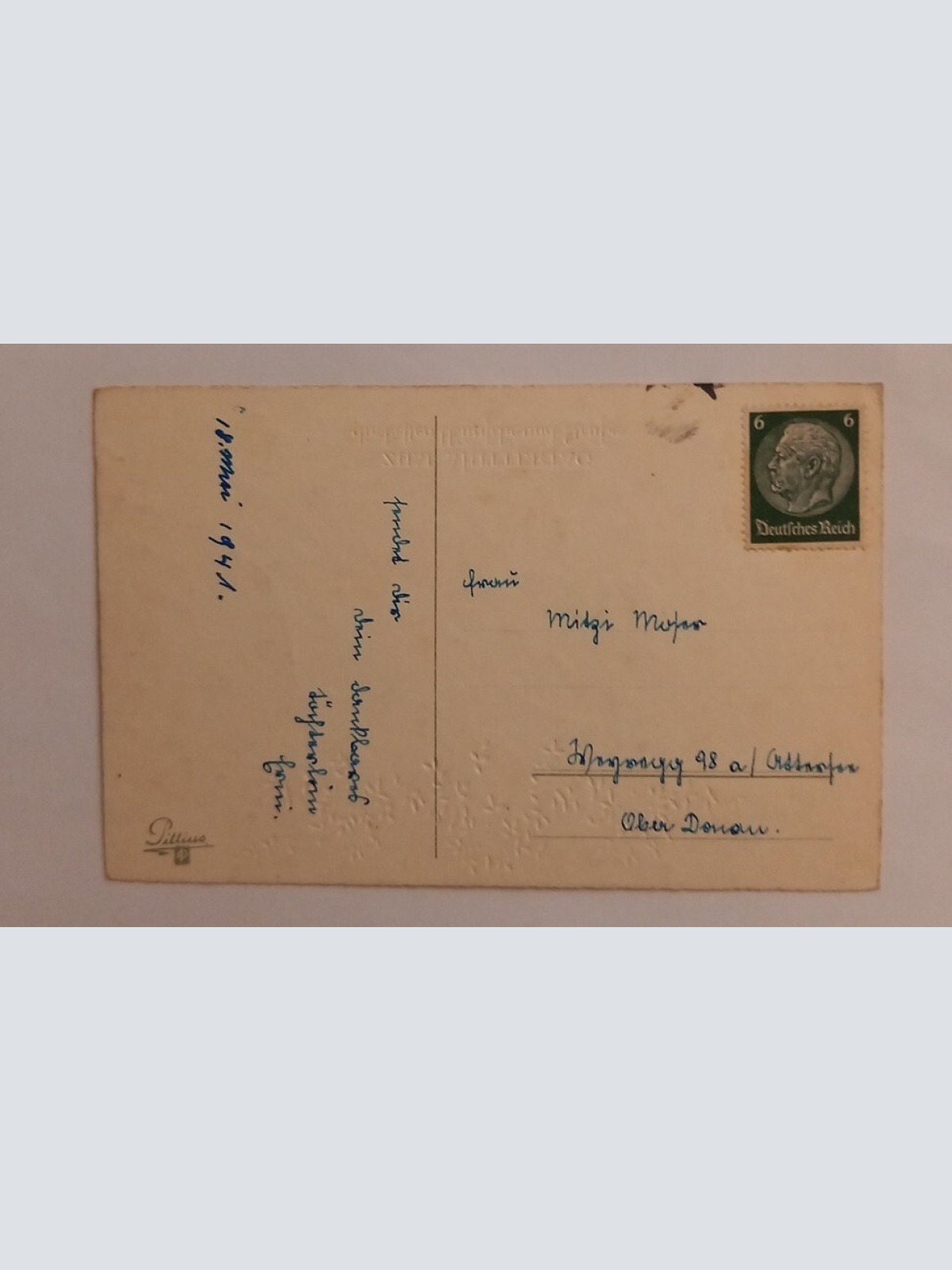 Glückwunschkarte zum Muttertag die besten Wünsche 600672A gr D