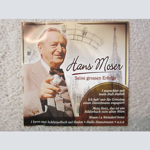 CD / HANS MOSER / SEINE GROSSEN ERFOLGE  / AUSTRIA / RAR /