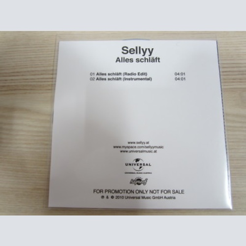 CD /  SELLYY--ALLES SCHLÄFT    / PROMO / AUSTRIA / RAR /