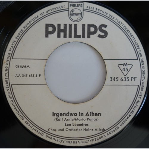 Leo Leandros - Irgendwo In Athen / Manina (In Summer) (7", Single, Mono, Promo)