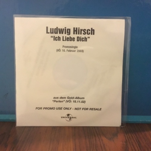 CD / LUDWIG HIRSCH / PROMO / RARITÄT / ICH LIEBE DICH / AUSTRIA /