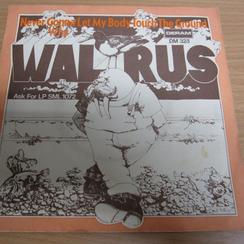 Single / Walrus  ?– Never Gonna Let My Body Touch The Ground / PROMO / MINT /
