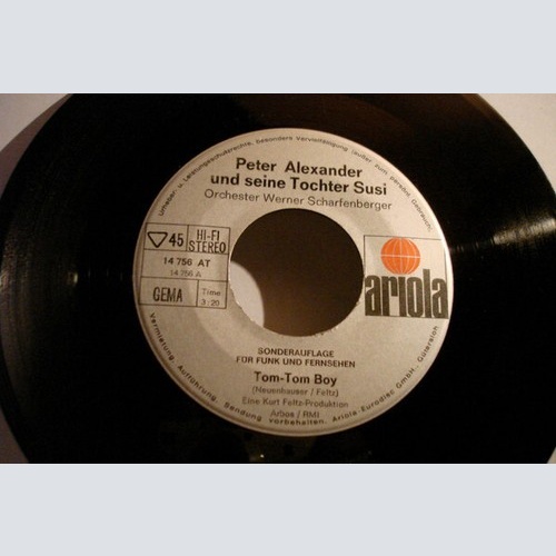 Peter Alexander - Tom-Tom Boy (7", Single, Promo)