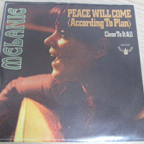 Single /  Melanie  ?– Peace Will Come (According To Plan/ DE PRESS / 1970 /