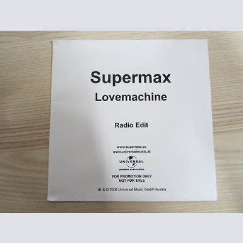 CD / SUPERMAX - LOVEMACHINE   / PROMO / MUSTER /  AUSTRIA / RAR /