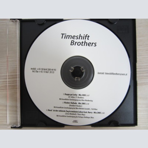 CD / TIMESHIFT BROTHERS / AUSTRIA / PROMO  /  RARITÄT / Archiv /