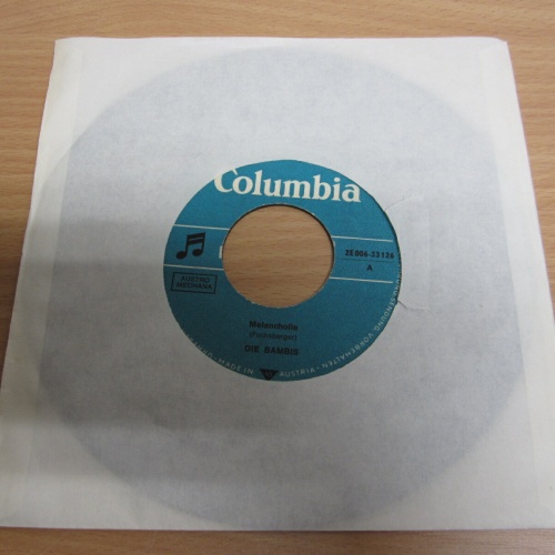 Single /  Die Bambis ?– Melancholie / Es War Nur Eine Liebelei / AUT    Press /