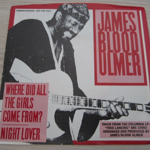 Single /  James Blood Ulmer ?– Where Did All / PROMO     / US   PRESS /  RAR /