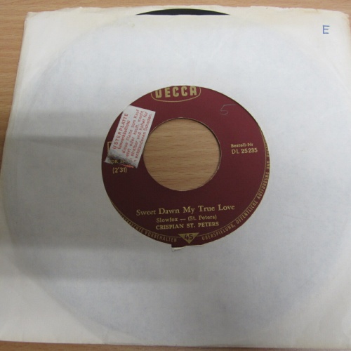 Single /   Crispian St. Peters ?– The Pied Piper   /  DE   PRESS / RAR /  MUSTER