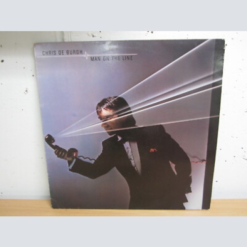LP /  Chris de Burgh ?– Man On The Line  / NL PRESS /   RAR /