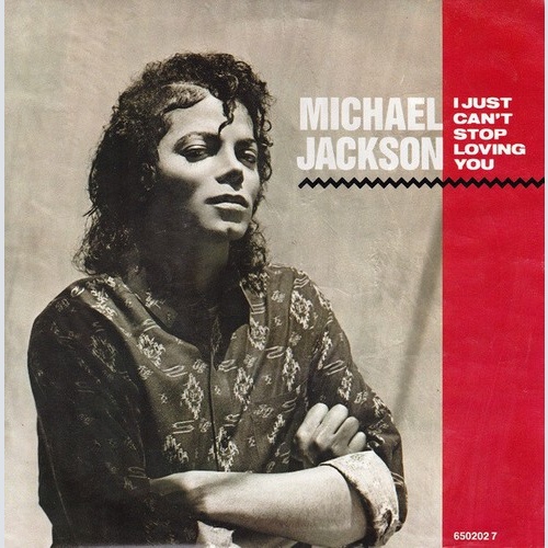 Michael Jackson - I Just Can't Stop Loving You (7", Single)