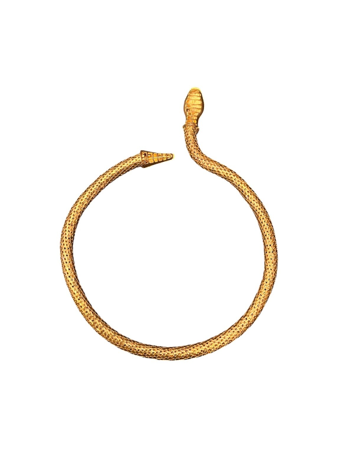 Vintage Flexibles Snake Collie mit Strasssteinen 14,5 cm Durchm.  R0014