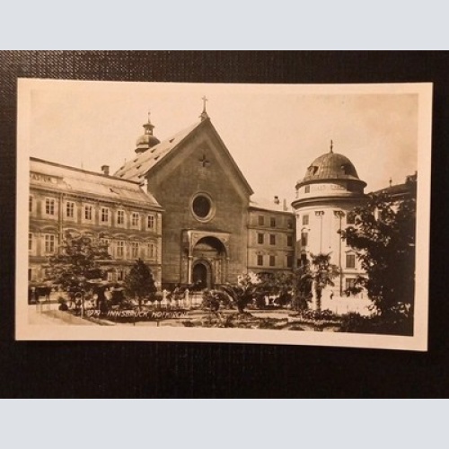 nostalgiesalzburg: Innsbruck Hofkirche Tirol Gr 3778 H