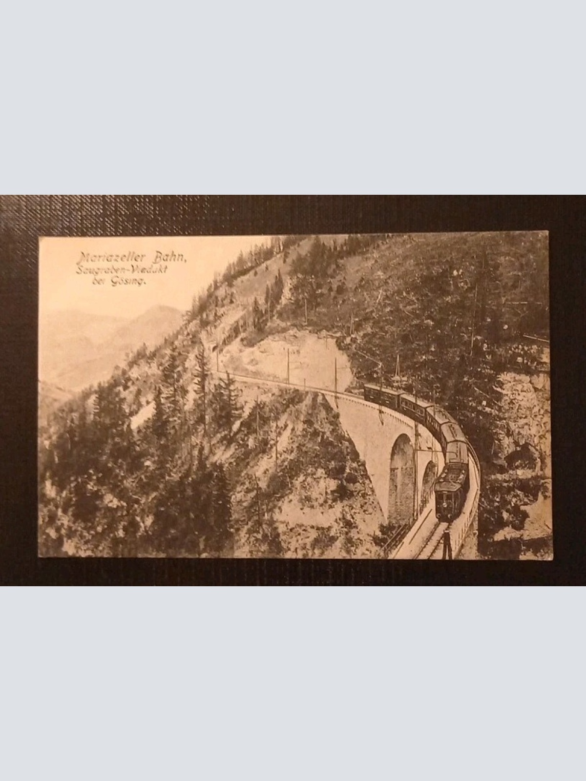 Mariazeller Bahn Saugraben Viadukt Bei Gösing Gr 3332 H