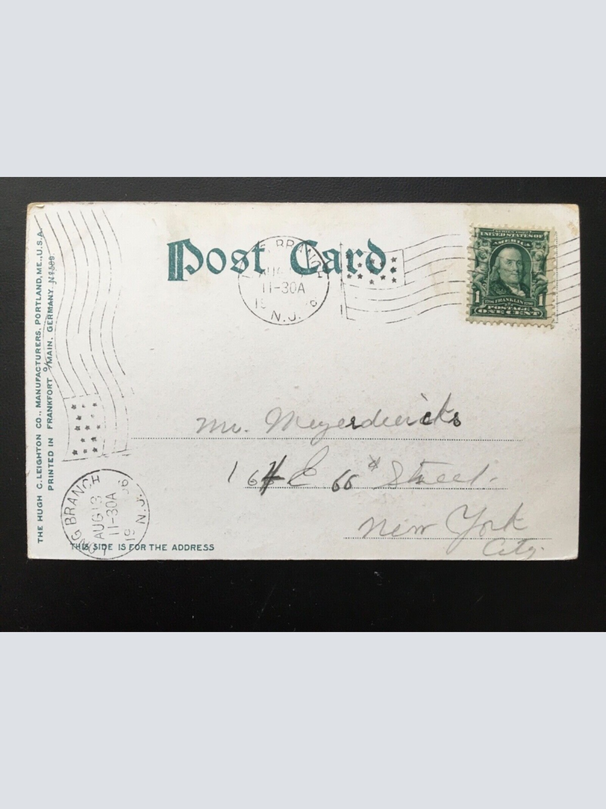 The Storm - Stürmische See - Meer Wellen - Künstlerkarte 945 TH