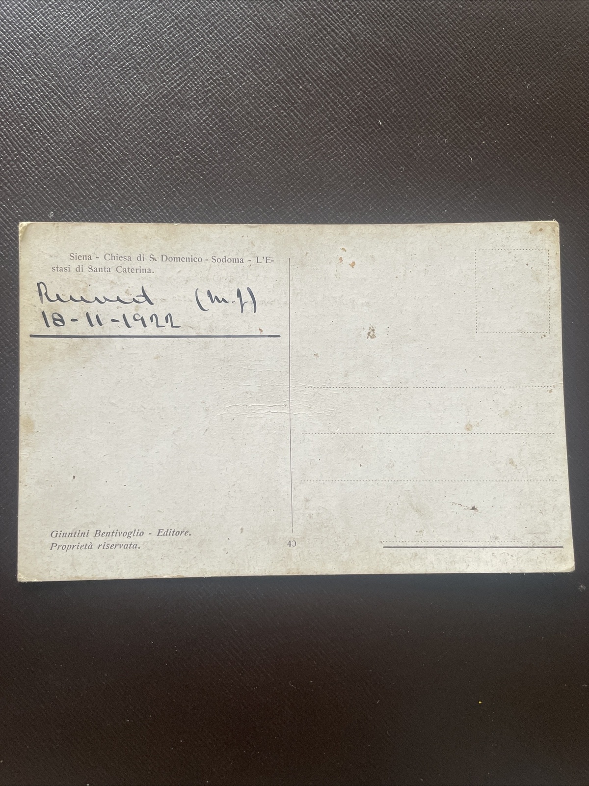 Siena - Chiesa di S. Domenico - Sodoma - L'E stasi di Santa Caterina. 400775 A