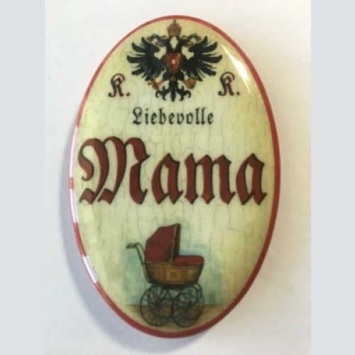 Nostalgie flaschenöffner magnet liebevolle mama kinderwagen