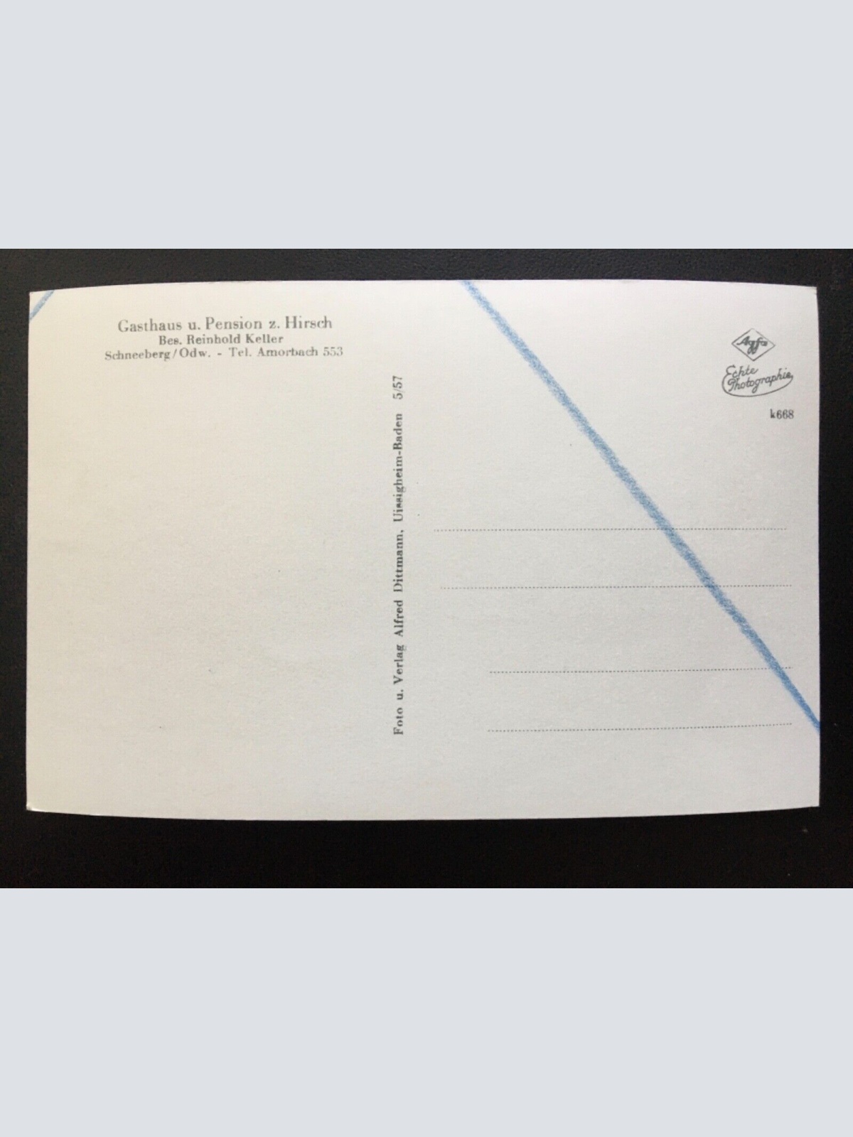 Schneeberg in Odenwald - Unterfranken 971 TH
