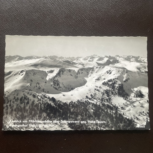 Ausblick v. Mühlhauserhöhe über Schwarzwand geg. Hohe Tauern 400790 DN A