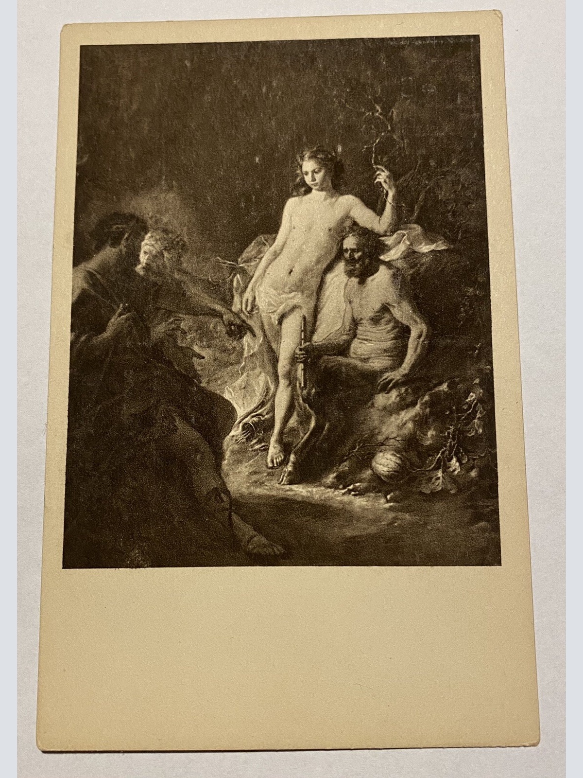 Künstlerkarte Barockmuseum Belvedere Schiedsspruch des Königs Midas 70020