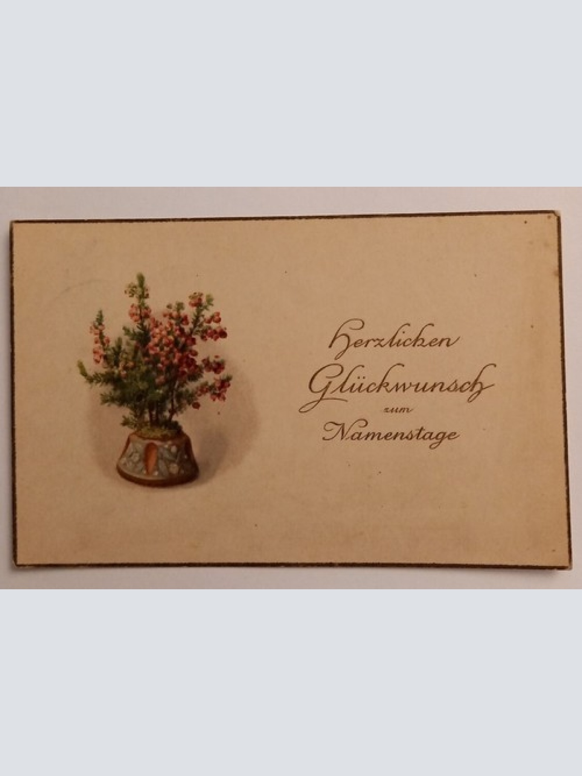 Glückwunsch zum Namenstag, Blumenstrauß 500143A gr D